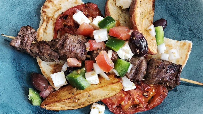 lamb souvlaki