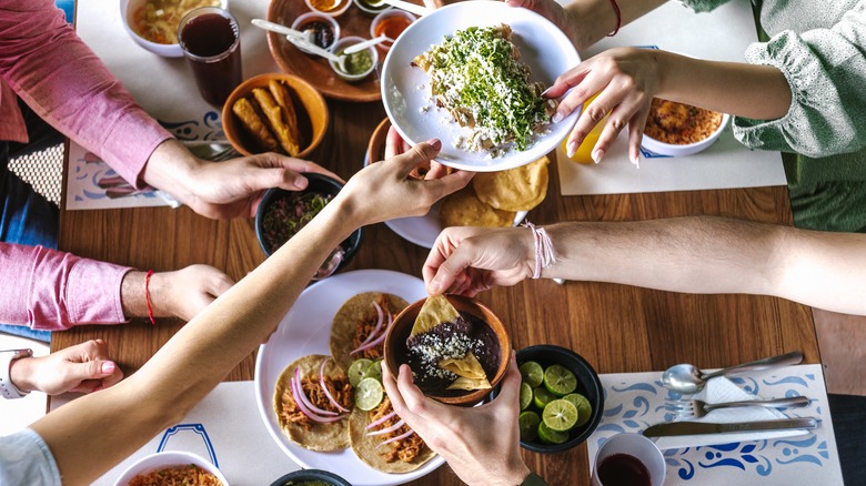 A Mexican feast