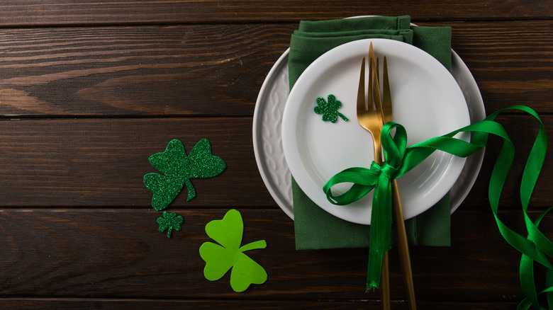 St. Patrick's Day dinner concept