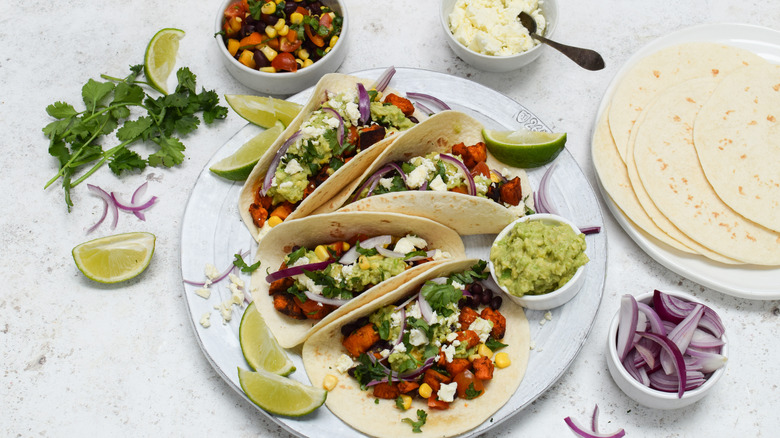 sweet potato black bean tacos