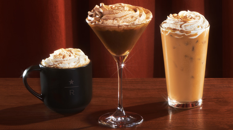 Starbucks Reserve pumpkin spice drinks