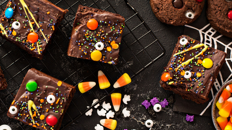 Halloween brownies