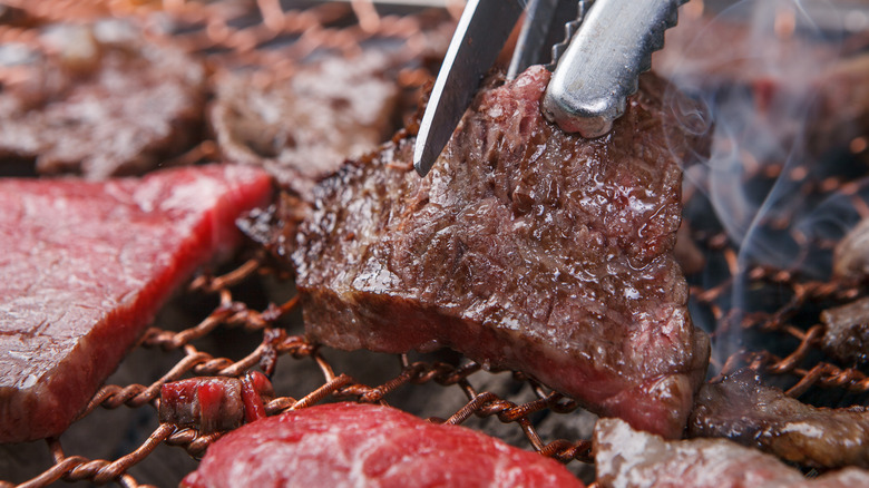 Korean bbq grilled beef