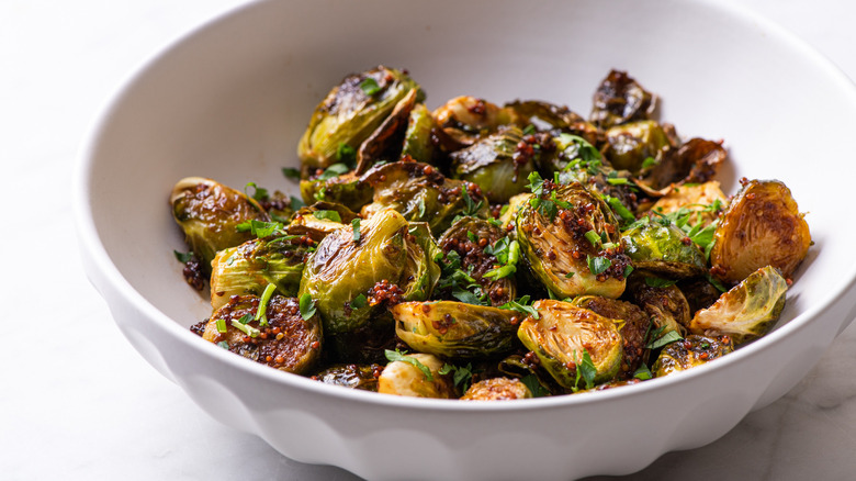 Bowl of Brussels sprouts