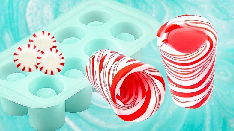 peppermint candy shot glasses