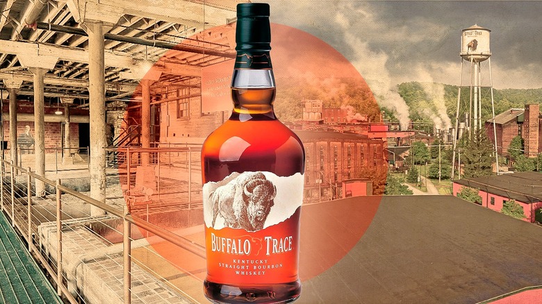 Bottle of Buffalo Trace Bourbon