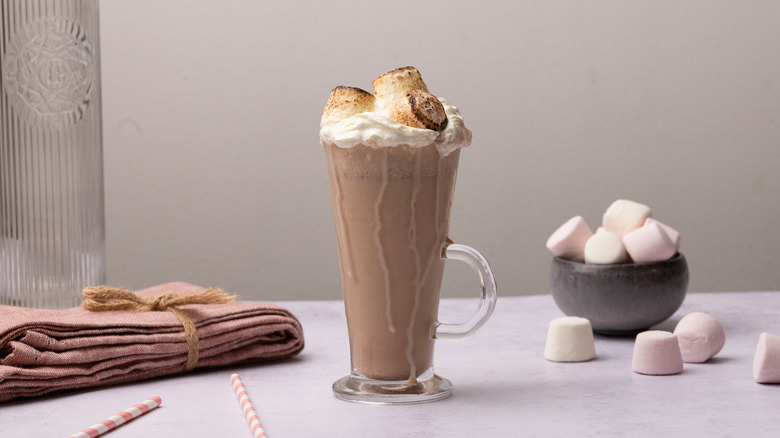 toasted marshmallow coffee milkshake 