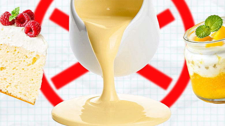 A condensed milk montage. 