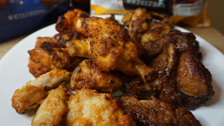 plate of wings