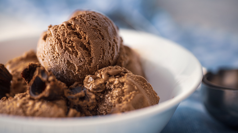 ice cream in bowl