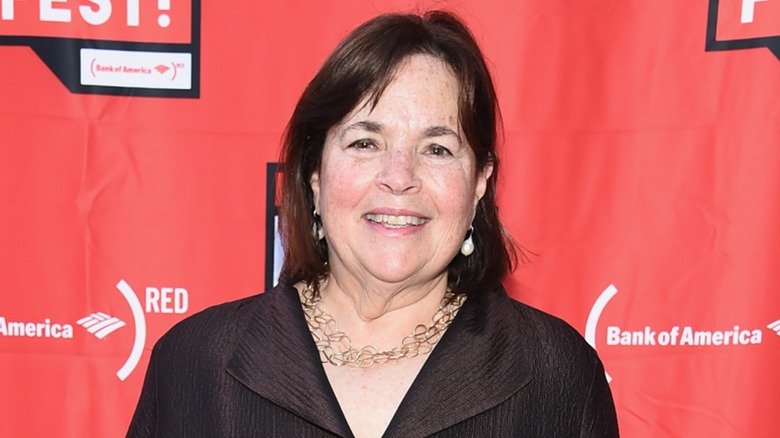 Close up of Ina Garten smiling