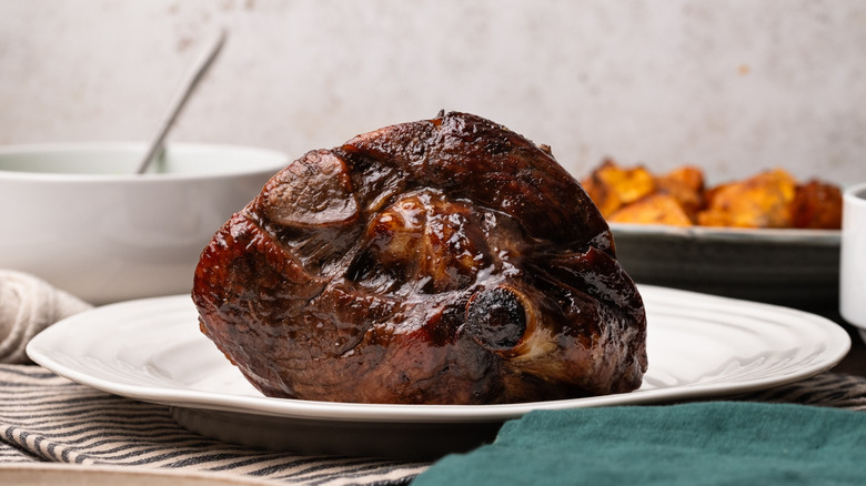 rum glazed leg of lamb