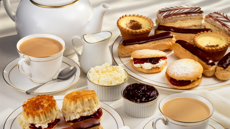 afternoon tea scones and cakes