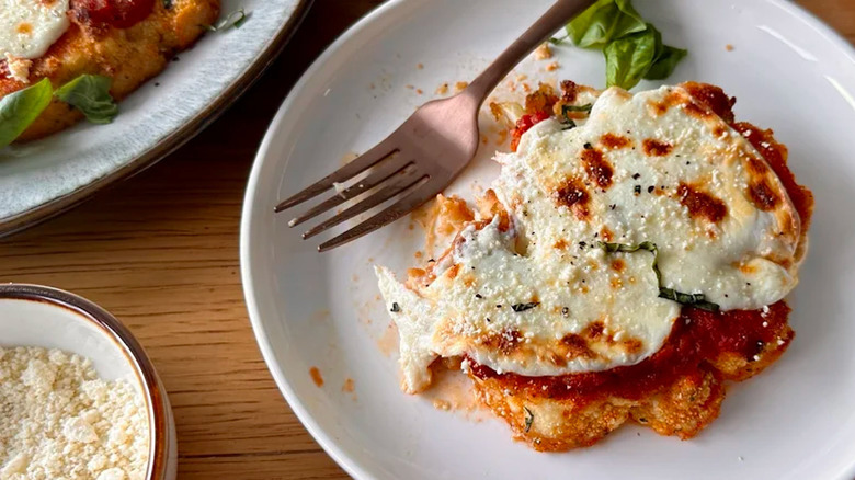 Crispy Cauliflower Parmesan