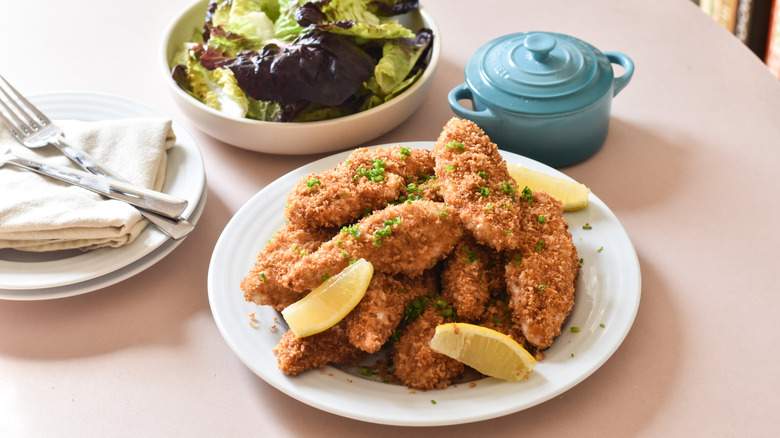 oven baked crispy fried chicken