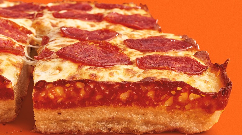 Little Caesars Detroit-style pizza