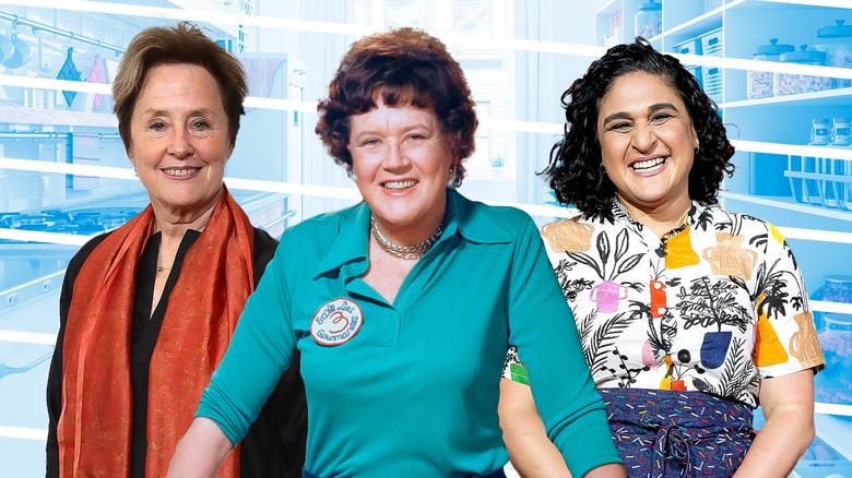 Alice Waters, Julia Child, Samin Nosrat