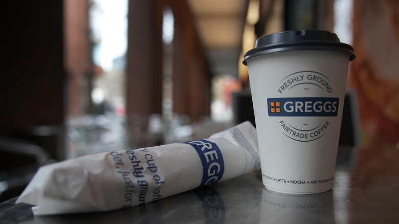 Greggs next to Dominos in Kent, England