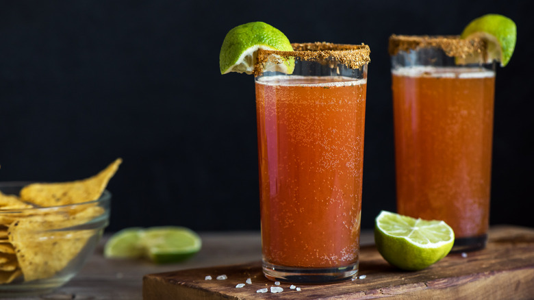 glasses of Michelada 