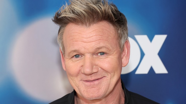 Close-up of Gordan Ramsay smiling