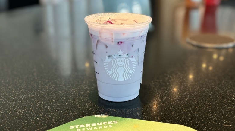 Lavender Oatmilk Chill on counter