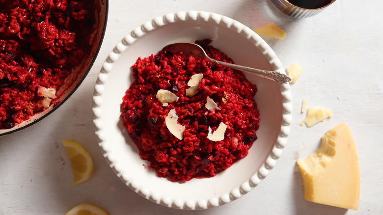 beet risotto