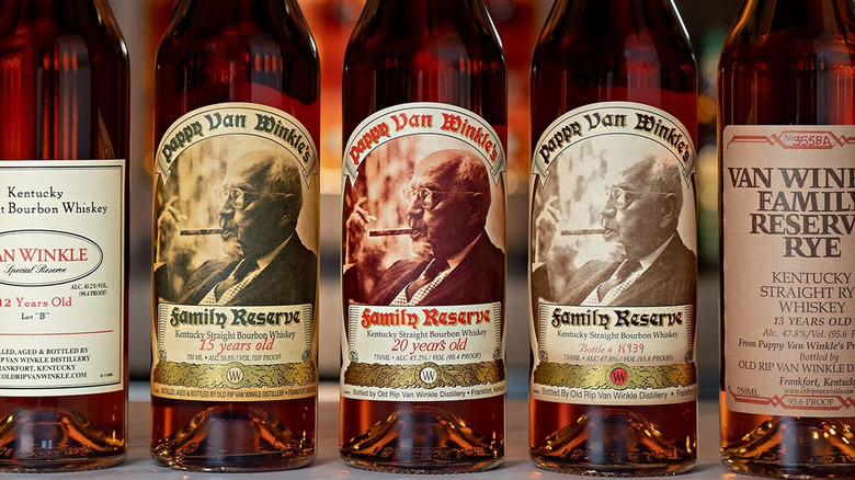 Pappy Van Winkle bottles