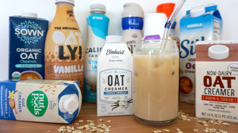 Many oat milk creamers