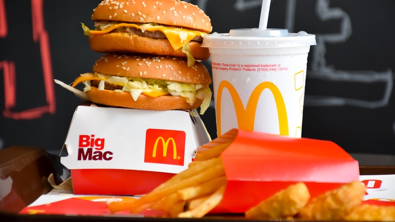 McDonald's Big Mac combo meal